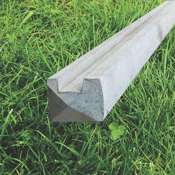 Concrete Slotted End Fence Post 2.4m 4020
